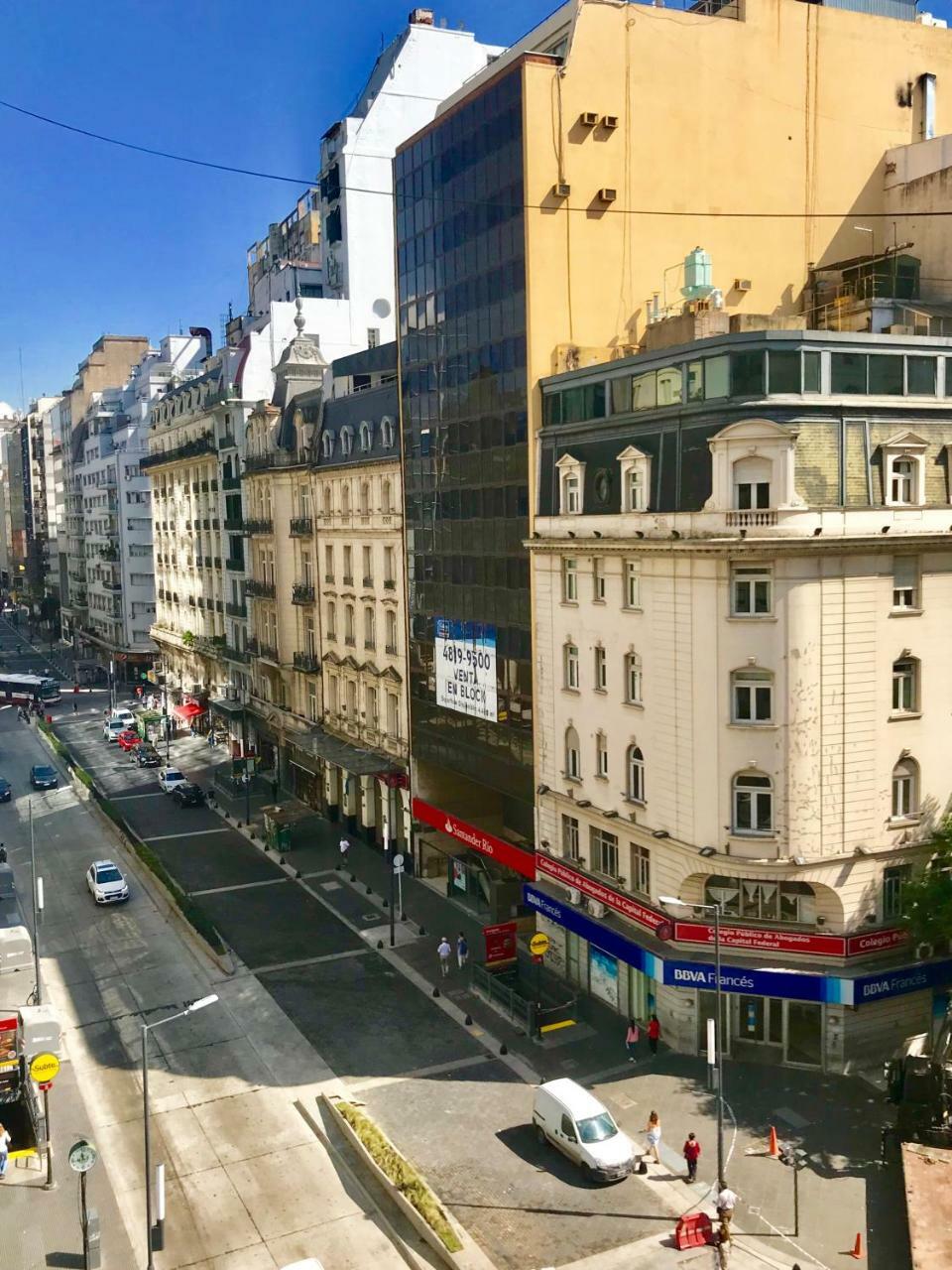 בואנוס איירס Estilo Y Comodidad En Av Corrientes, Departamento Con Estacionamiento Para Autos מראה חיצוני תמונה