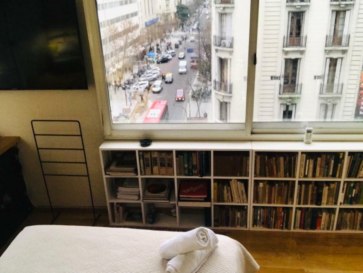 בואנוס איירס Estilo Y Comodidad En Av Corrientes, Departamento Con Estacionamiento Para Autos מראה חיצוני תמונה