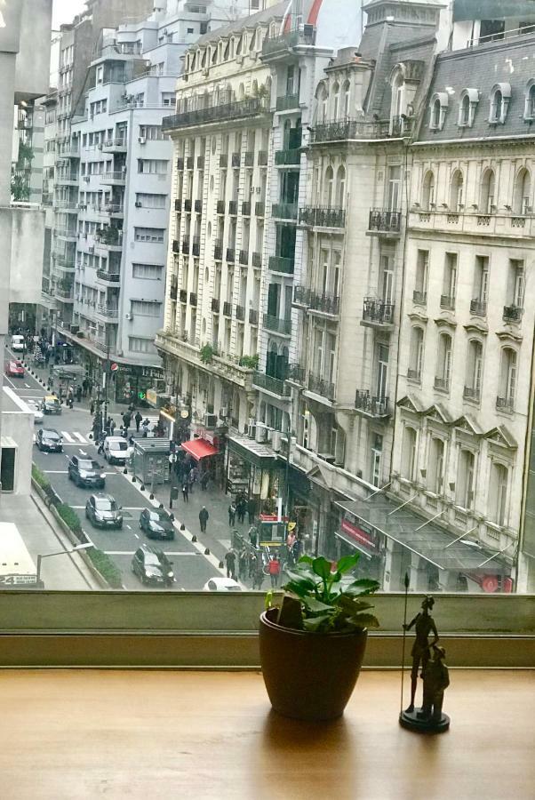בואנוס איירס Estilo Y Comodidad En Av Corrientes, Departamento Con Estacionamiento Para Autos מראה חיצוני תמונה
